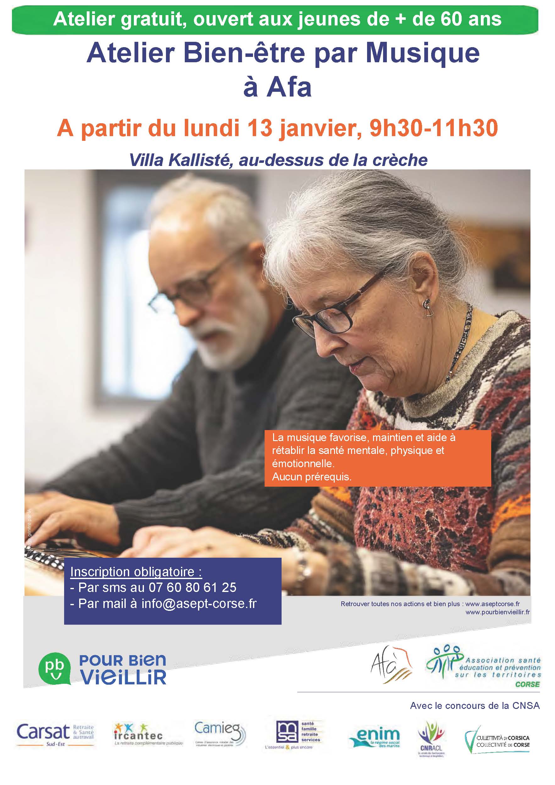 Lire la suite à propos de l’article Atelier Bien Etre par la musique